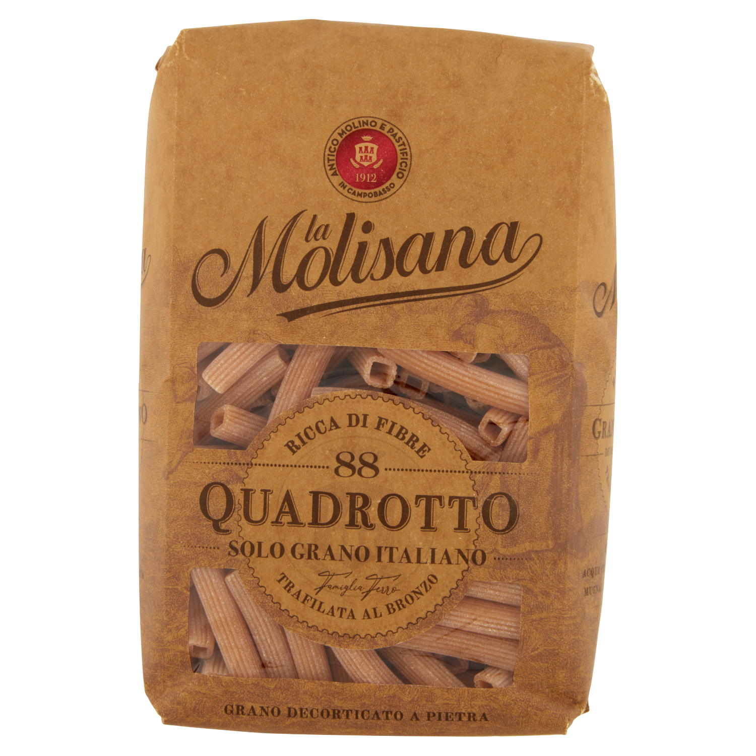 MOLISANA QUADROTTO INTEGRALE 500g (12 in a box)