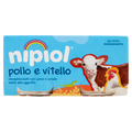 NIPIOL OMOGENEIZZATO ALLA CARNE VITELLO E POLLO 80g X2 160g (12 in a box)