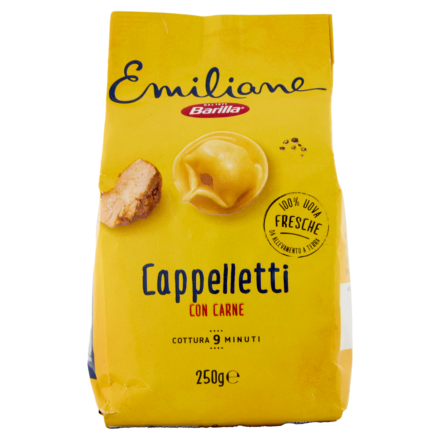 BARILLA CAPPELLETTI ALL'UOVO CON CARNE 250g (10 in a box)