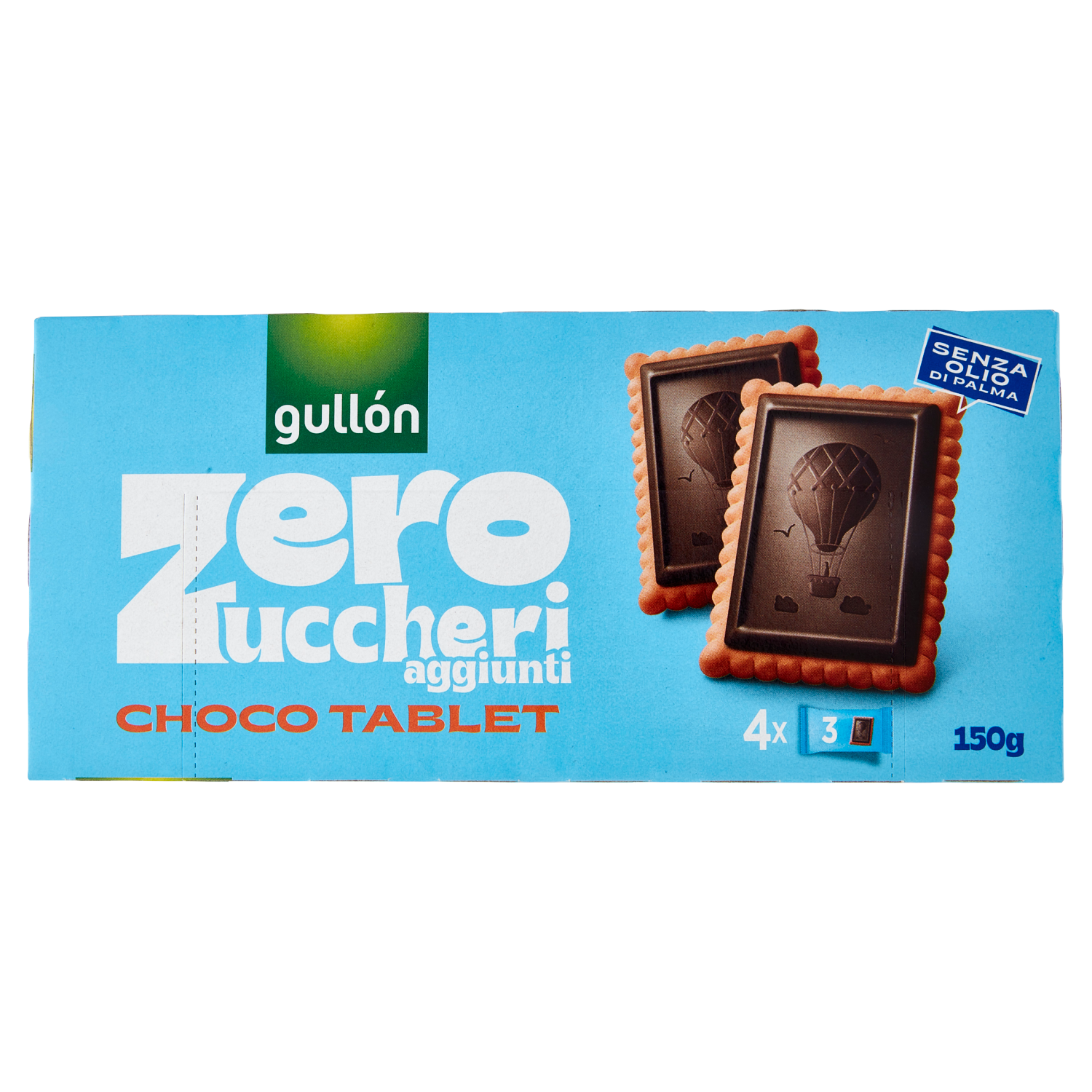 GULLON CHOCO TABLET Sugar-free 150g (12 in a box)