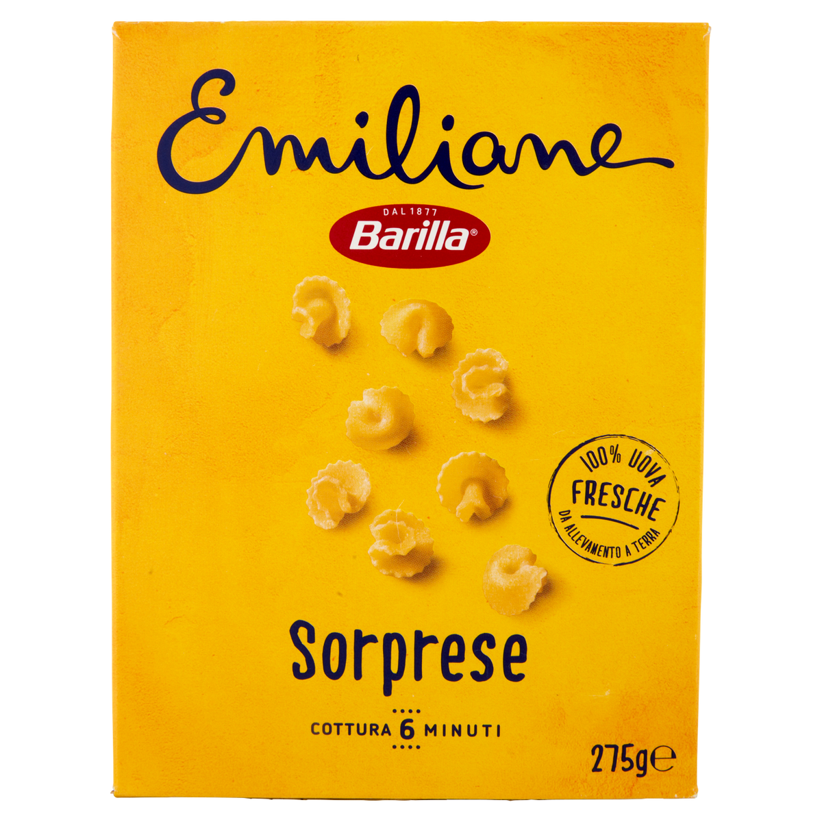 BARILLA LE EMILIANE SORPRESE ALL'UOVO 275g (24 in a box)