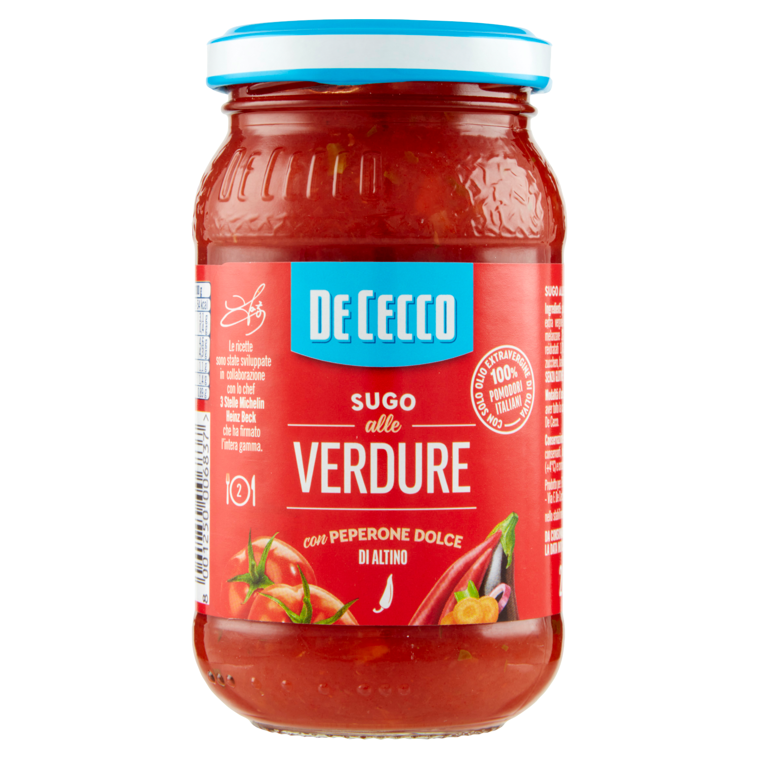 DE CECCO SUGO CON VERDURE 200g (12 in a box)