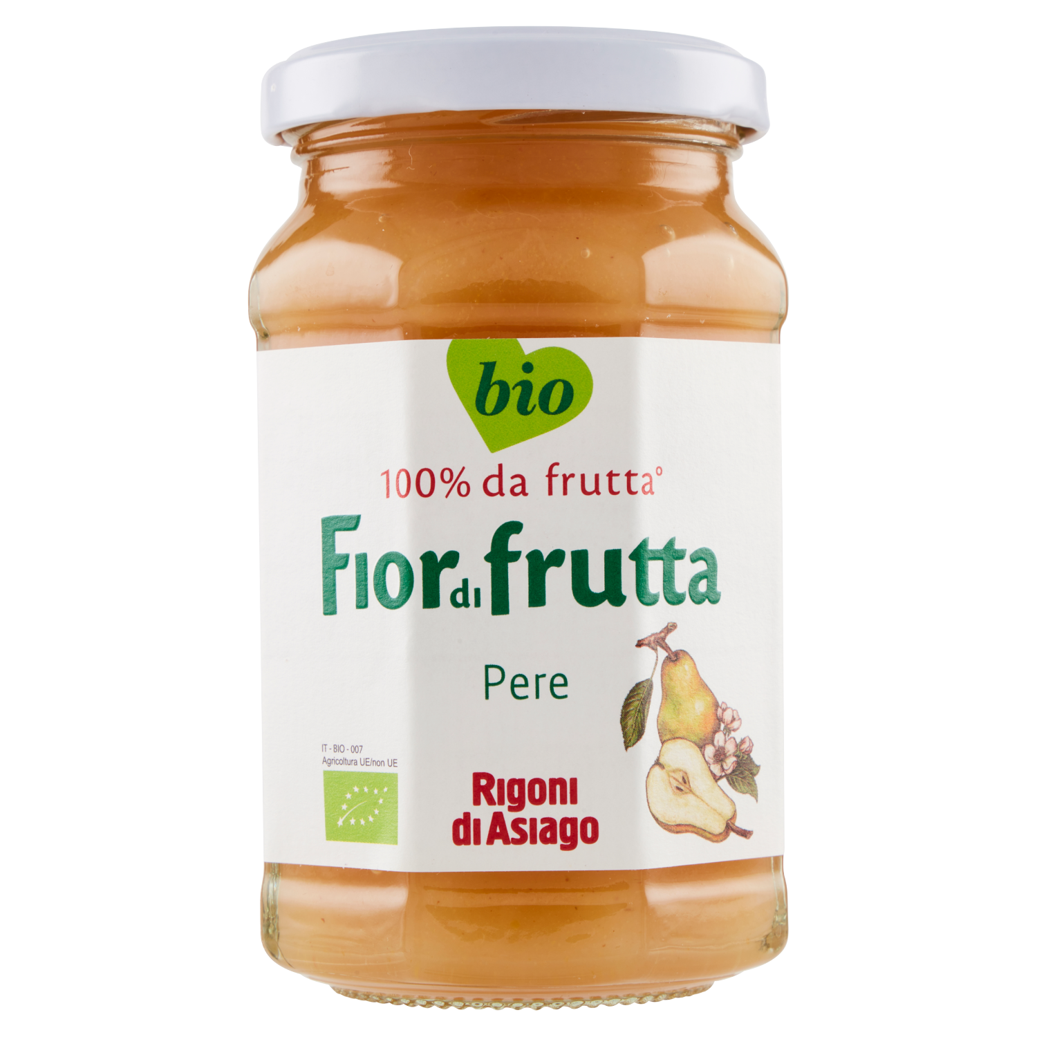 RIGONI CONFETTURA FIOR DI FRUTTA PERA 250g (6 in a box)