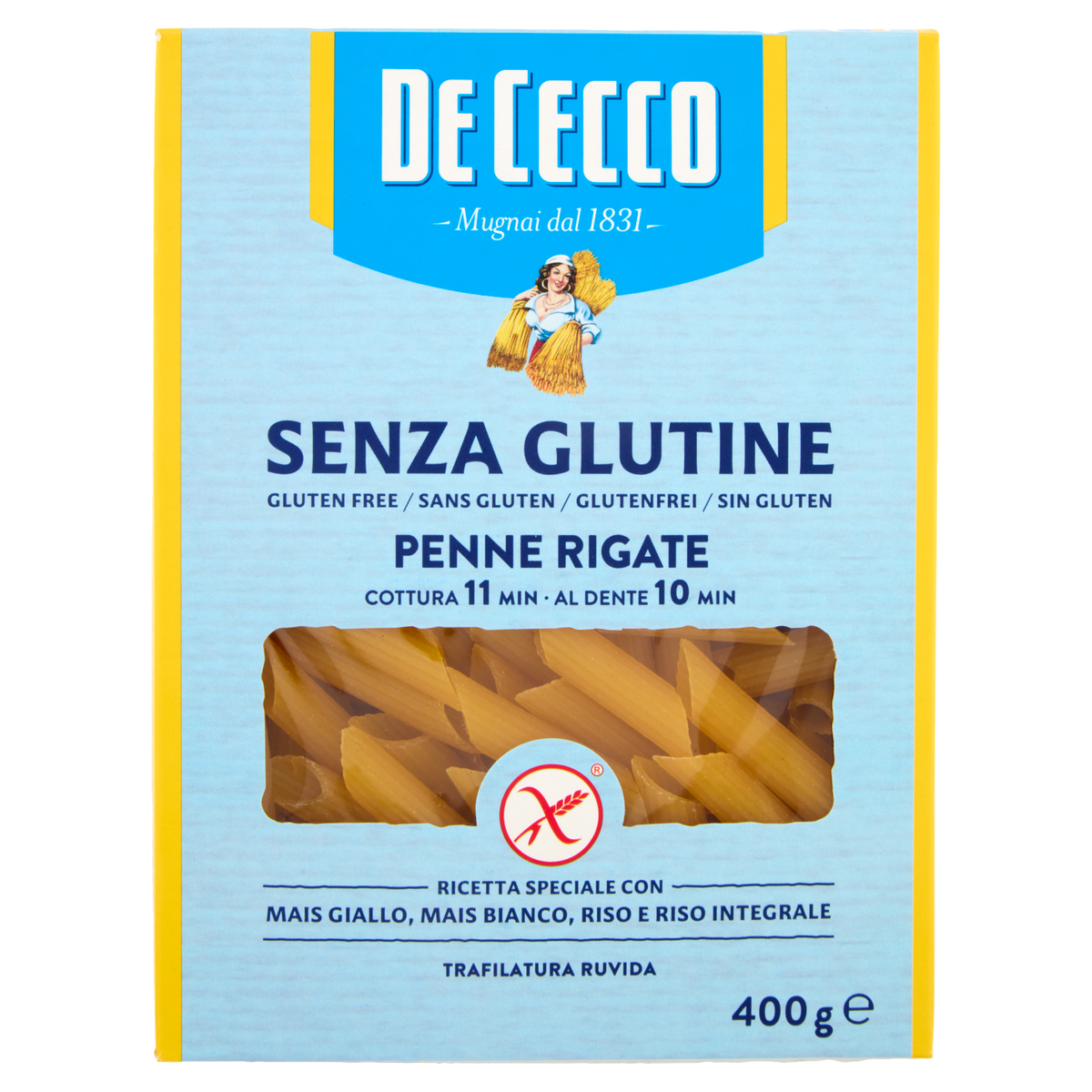 DE CECCO PENNE RIGATE SENZA GLUTINE 400g12 in a box)