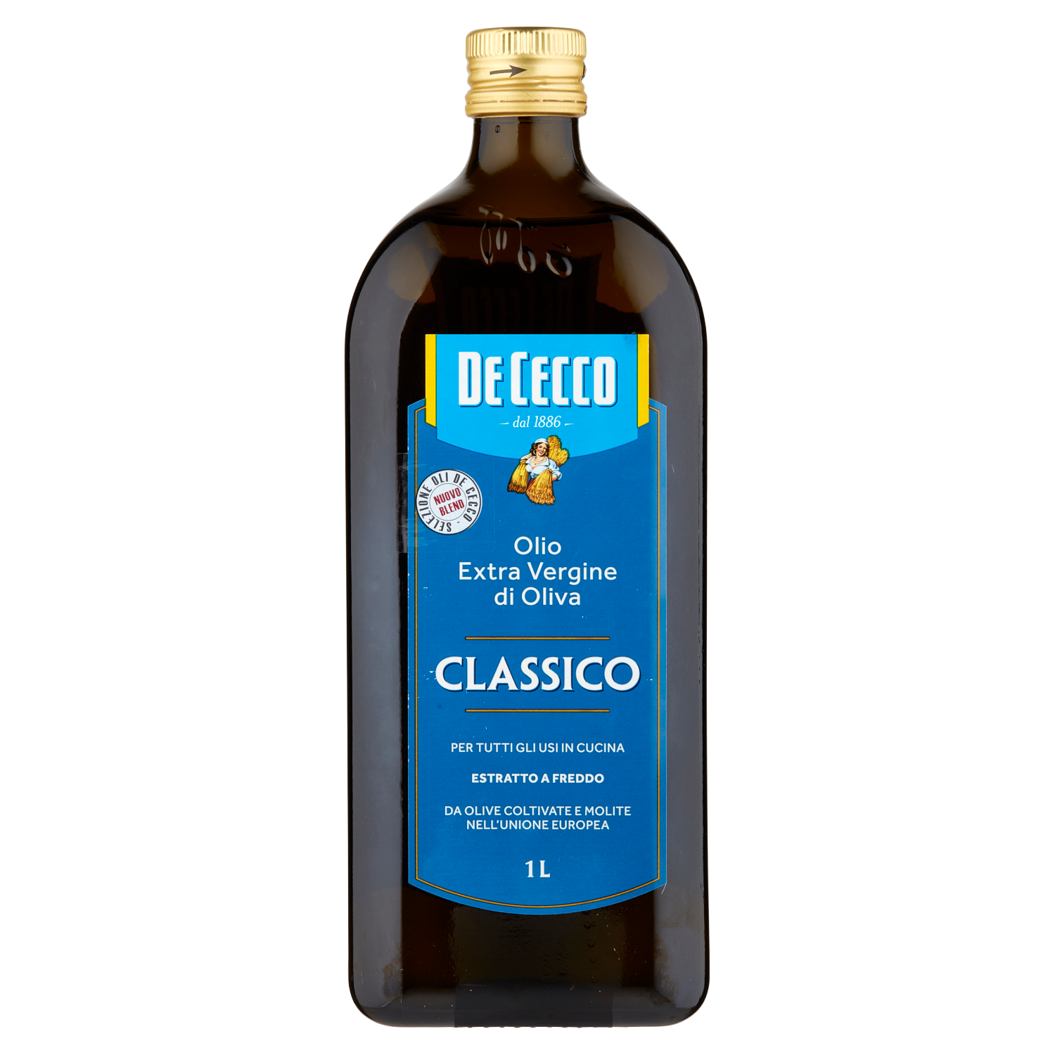 DE CECCO OLIO EXTRA VERGINE D'OLIVA CLASSICO 1lt (12 in a box)