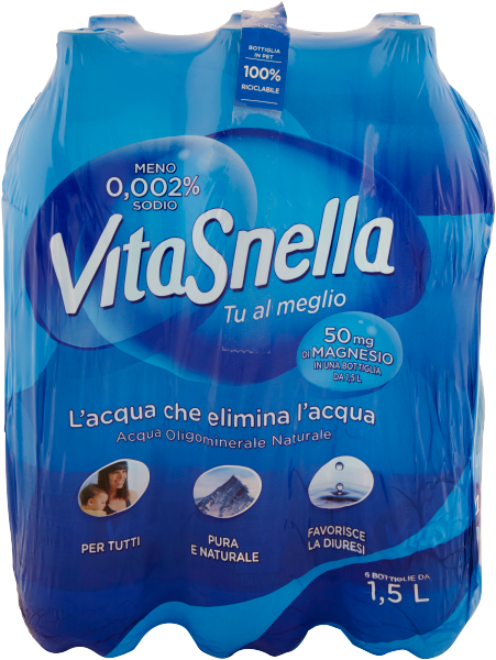 Vitasnella Acqua Naturale Pet 1.5 Lt