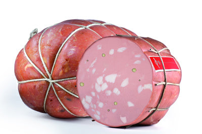 Pedrazzoli GF Mortadella Pistachio 7.5kg (meat available from uk depot)