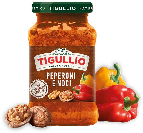 TIGULLIO PESTO PEPERONI E NOCI 190g (12 in a box)