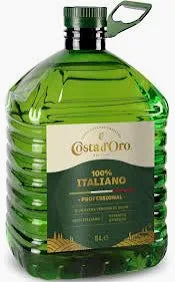 Costa D'oro Extravergine olive oil 5lt bottle (by pallet costa d'oro products only)(DELIVERED)